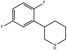 3-(2,5-difluorophenyl)piperidine Structure