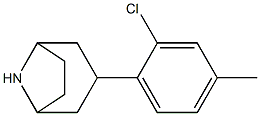 3-(2-chloro-4-methylphenyl)-8-azabicyclo[3.2.1]octane Structure