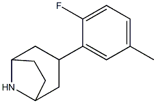 3-(2-fluoro-5-methylphenyl)-8-azabicyclo[3.2.1]octane Structure
