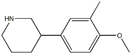 3-(4-methoxy-3-methylphenyl)piperidine 구조식 이미지