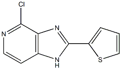 4-chloro-2-thiophen-2-yl-1H-imidazo[4,5-c]pyridine Structure