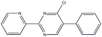 4-chloro-5-phenyl-2-pyridin-2-ylpyrimidine Structure