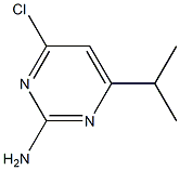 4-chloro-6-(1-methylethyl)pyrimidin-2-amine 구조식 이미지