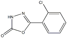 5-(2-chlorophenyl)-1,3,4-oxadiazol-2(3H)-one Structure