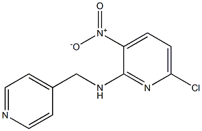 6-chloro-3-nitro-N-(pyridin-4-ylmethyl)pyridin-2-amine Structure