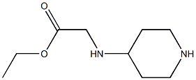 ethyl (piperidin-4-ylamino)acetate 구조식 이미지