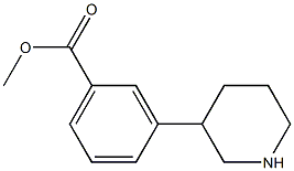 methyl 3-piperidin-3-ylbenzoate Structure