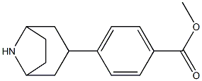 methyl 4-(8-azabicyclo[3.2.1]oct-3-yl)benzoate Structure