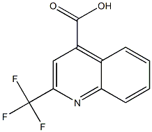 2-Trifluoromethyl-4-quinolinecarboxylic acid 구조식 이미지