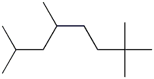 2,2,5,7-tetramethyloctane Structure
