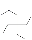 2-methyl-4,4-diethylhexane Structure