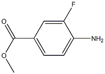 4-AMINO-3-FLUOROBENZOIC ACID METHYL ESTER Structure