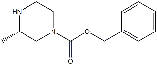 1-BENZYLOXYCARBONYL-(S)-3-METHYLPIPERAZINE 구조식 이미지