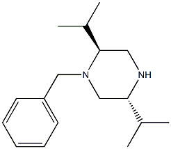 (2S,5R)-1-BENZYL-2,5-DI(PROPAN-2-YL)PIPERAZINE 구조식 이미지