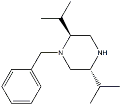 (2S,5R)-1-BENZYL-2,5-DI(PROPAN-2-YL)PIPERAZINE Structure