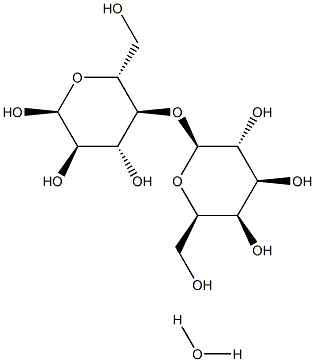 BETA-D-LACTOSE MONOHYDRATE , & ANHYDROUS 구조식 이미지