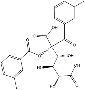 DI-M-TOLUOYL-L-TARARIC ACID Structure