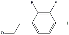 2,3-DIFLORO-4-IODO-PHENYLACETALDEHYDE 구조식 이미지