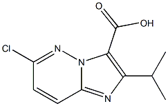 6-CHLORO-2-(PROPAN-2-YL)IMIDAZO[1,2-B]PYRIDAZINE-3-CARBOXYLIC ACID Structure