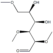 2,3,6-tri-O-methyl-D-glucose Structure