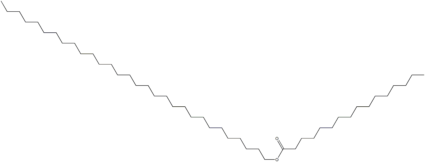 myricyl palmitate Structure