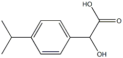 p-isopropylmandelic acid Structure