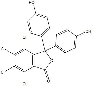 tetrachlorophenolphthalein 구조식 이미지