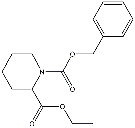 Ethyl N- Cbz -piperidine-2-carboxylate 구조식 이미지