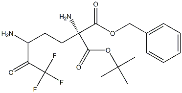 ALPHA-BOC-D-TFA-D-ORNITHINE BENZYL ESTER Structure