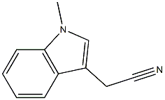 N-METHYL-3-(CYANOMETHYL) INDOLE Structure