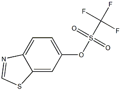 Benzo[d]thiazol-6-yltrifluromethanesulfonate Structure