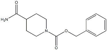 Benzyl-4-carbam-oylpiperidine-1-carboxylate Structure