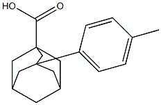 3-(4-METHYLPHENYL)ADAMANTAN-1-CARBOXYLIC ACID 구조식 이미지