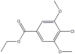 4-CHLORO-3,5-DIMETHOXYBENZOIC ACID ETHYL ESTER Structure