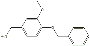 4-BENZYLOXY-3-METHOXYBENZYLAMINE Structure