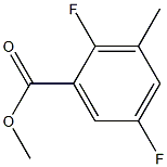 2,5-DIFLUORO-3-METHYLBENZOIC ACID METHYL ESTER Structure