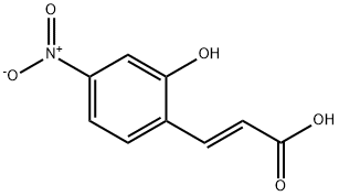 2-HYDROXY-4-NITROCINNAMIC ACID Structure