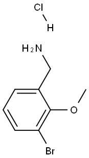 3-BROMO-2-METHOXYBENZYLAMINE Hydrochloride Structure