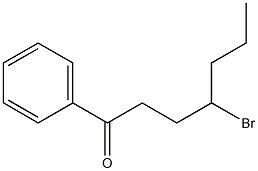 4-Bromoheptanoylbenzene 구조식 이미지