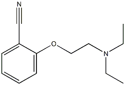 2-[2-(DIETHYLAMINO)ETHOXY]BENZONITRILE Structure