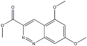 METHYL 5,7-DIMETHOXYCINNOLINE-3-CARBOXYLATE 구조식 이미지