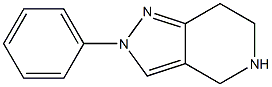 2-PHENYL-4,5,6,7-TETRAHYDRO-2H-PYRAZOLO[4,3-C]PYRIDINE Structure