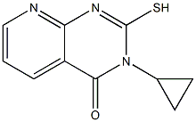 3-CYCLOPROPYL-2-MERCAPTOPYRIDO[2,3-D]PYRIMIDIN-4(3H)-ONE 구조식 이미지