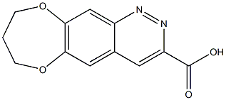 8,9-DIHYDRO-7H-[1,4]DIOXEPINO[2,3-G]CINNOLINE-3-CARBOXYLIC ACID Structure