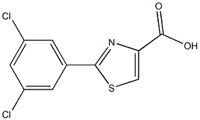 2-(3,5-DICHLOROPHENYL)THIAZOLE-4-CARBOXYLIC ACID, 95+% Structure