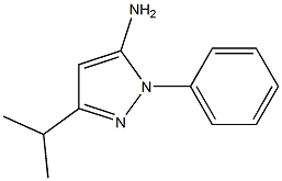 3-ISO-PROPYL-1-PHENYL-1H-PYRAZOL-5-AMINE 97% Structure