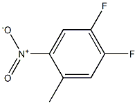 4,5-DIFLUORO-2-NITROTOLUENE 97% Structure