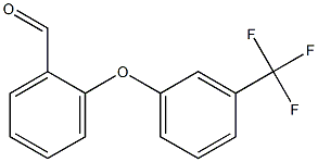 2-[3-(TRIFLUOROMETHYL)PHENOXY]BENZALDEHYDE Structure