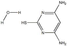 4,6-DIAMINO-2-MERCAPTOPYRIMIDINE HYDRATE 99% 구조식 이미지