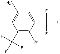 4-BROMO-3,5-BIS(TRIFLUOROMETHYL)ANILINE 97% 구조식 이미지